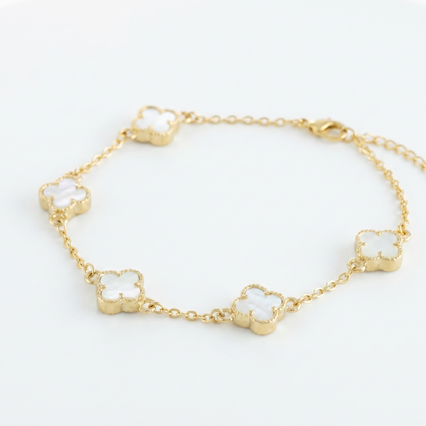 Set  Topos + Cad+Dije+Pulsera Vc Verde 10 mm Oro Amarillo