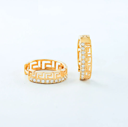 Candongas Vela Diamante 0.22Qts | 2.8gr | Oro Amarillo (Gemas)