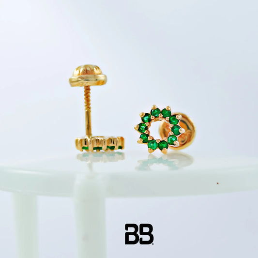 Topos Fuego Esmeralda 0.2Qts | 1.4gr | Oro Amarillo (Gemas)