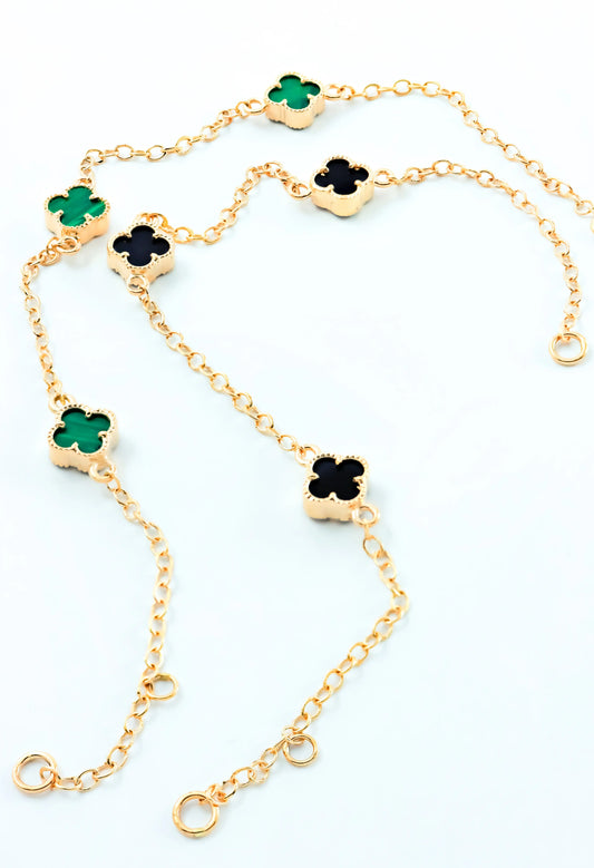 Pulsera Clover 3VC 6mm 2.8gr | Oro Amarillo