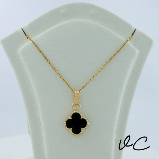 Dije Clover Vc 6mm 0.6gr | Oro Amarillo